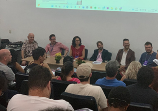 Participantes da Conferência Goiás de Preservação Audiovisual